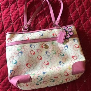 Pink Coach Purse